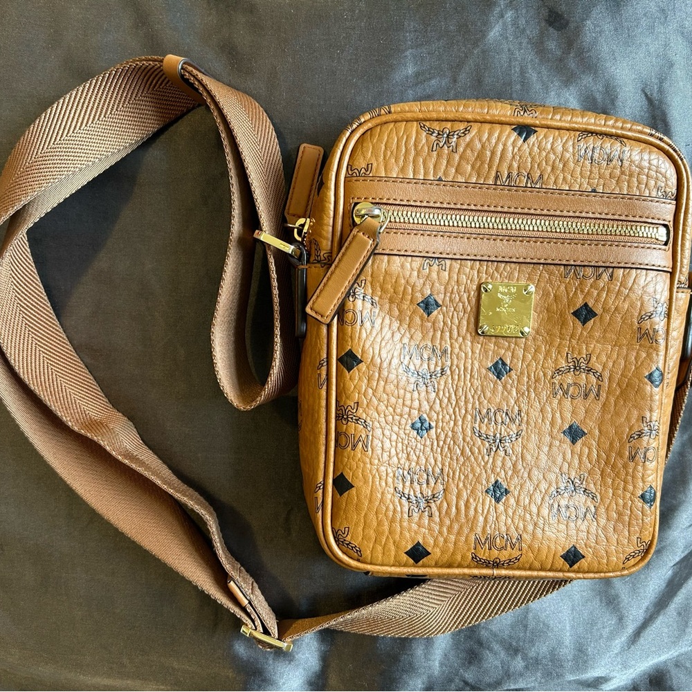 Mini MCM Klassik Cognac Crossbody